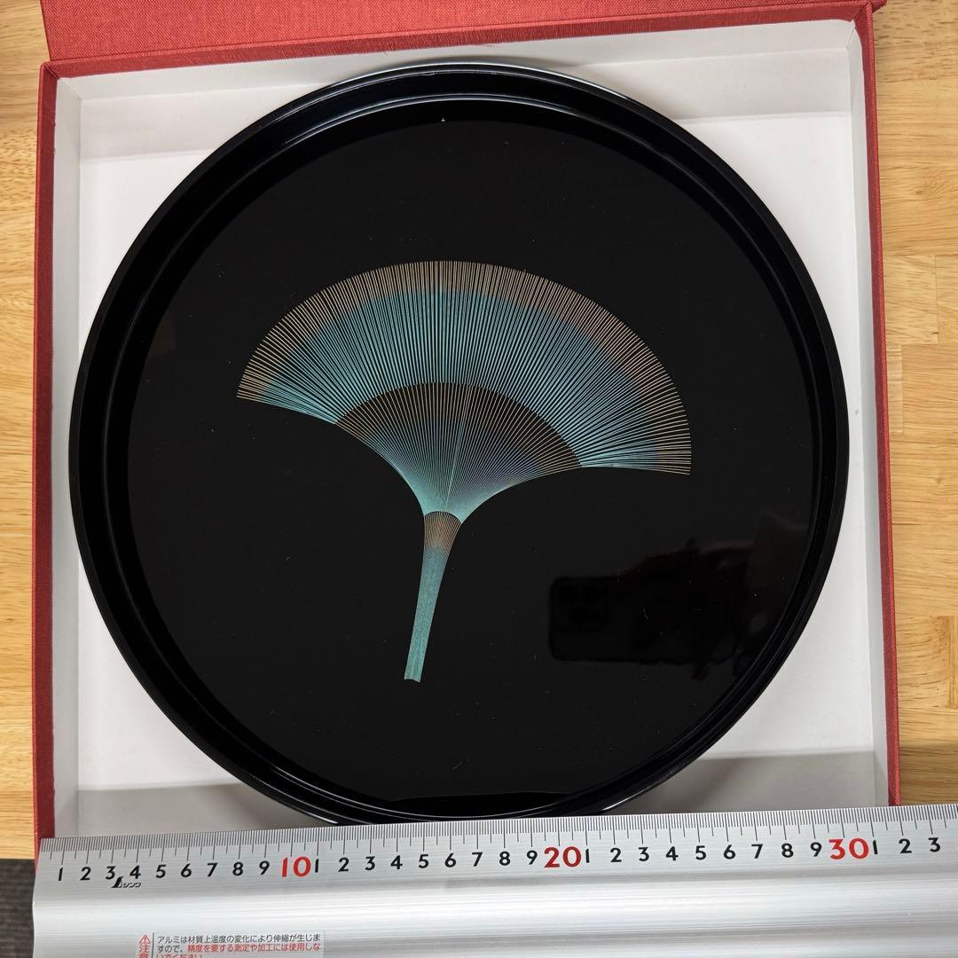 輪島塗　大正松　お盆　ダニエルオスト　漆