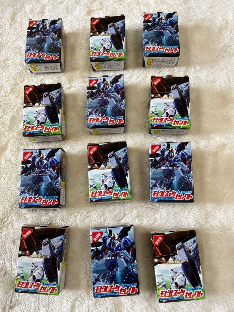 森永製菓　チョコスナック　機動戦士Zガンダム モビルスーツセレクト復刻版　全種 新品未開封 森永 チョコスナック ガンダム 復刻版 モビルスーツ
