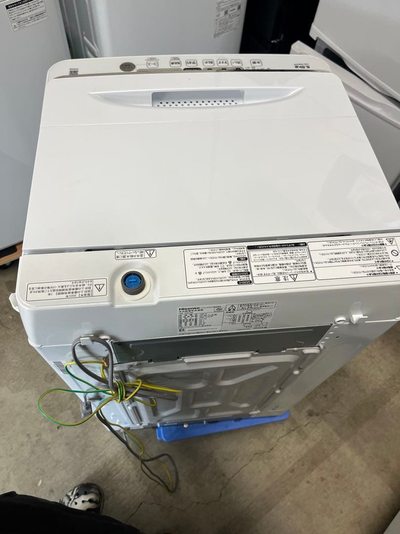 Hisense 縦型洗濯機 5.5kg HW-55E2W 2023年製　T