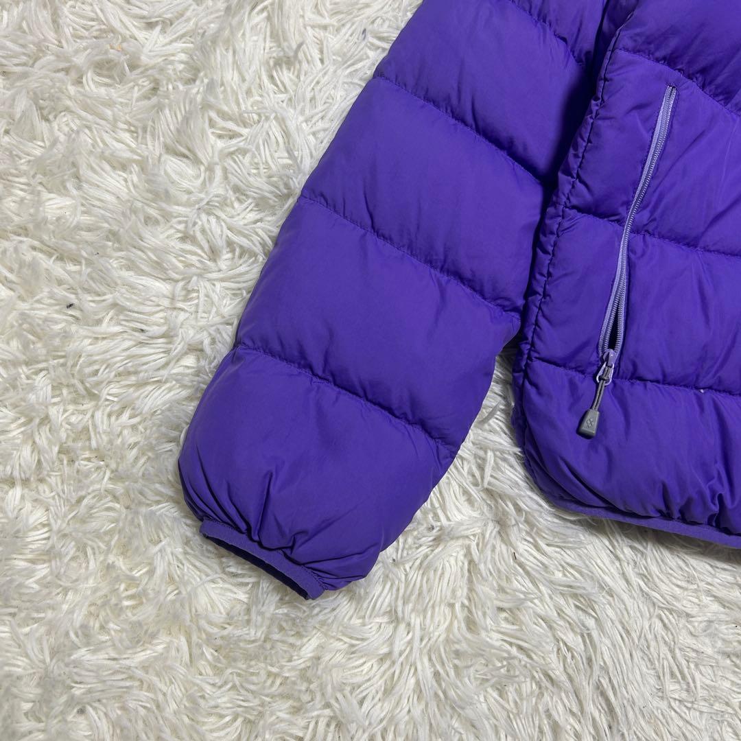 mont-bell モンベル キッズ 160 ダウンジャケット パープル 袋付