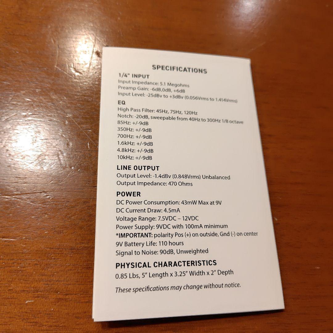 最安値送料込み　L.R.Baggs Align Series Equalizer