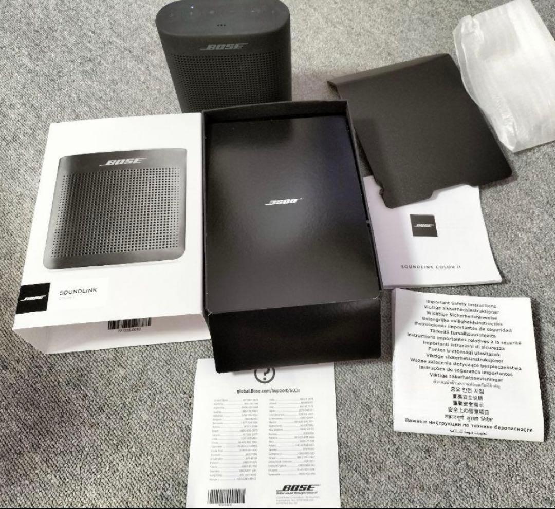 美品 BOSE SOUNDLINK COLOR 2 BLACK 黒