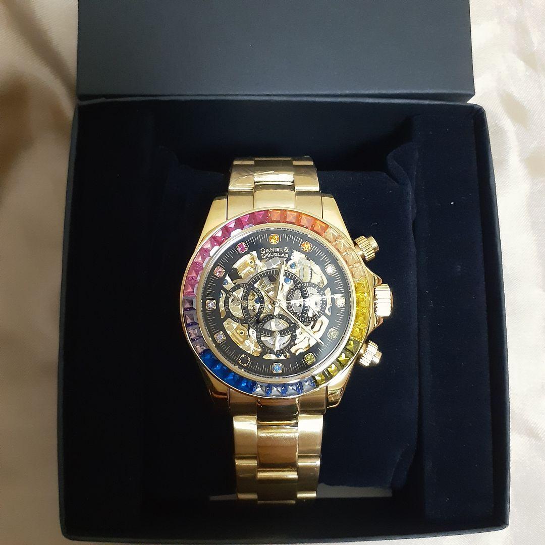 定価38.5万ダニエル&ダグラスの最高峰ダイヤゴールド超激レア金×銀