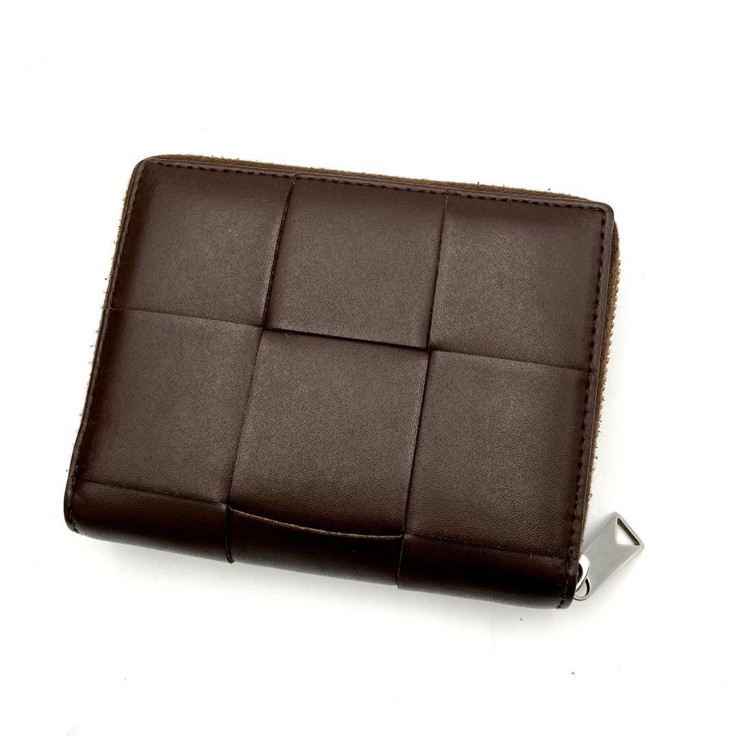 極美✨ボッテガヴェネタ 二つ折り財布 カセット マキシイントレ レザー