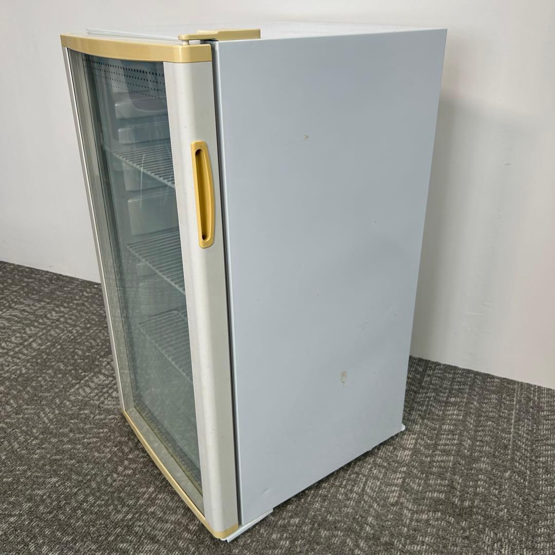 84業務用 冷蔵ショーケース オフィスコンビニ XW-105 左右開き 小型