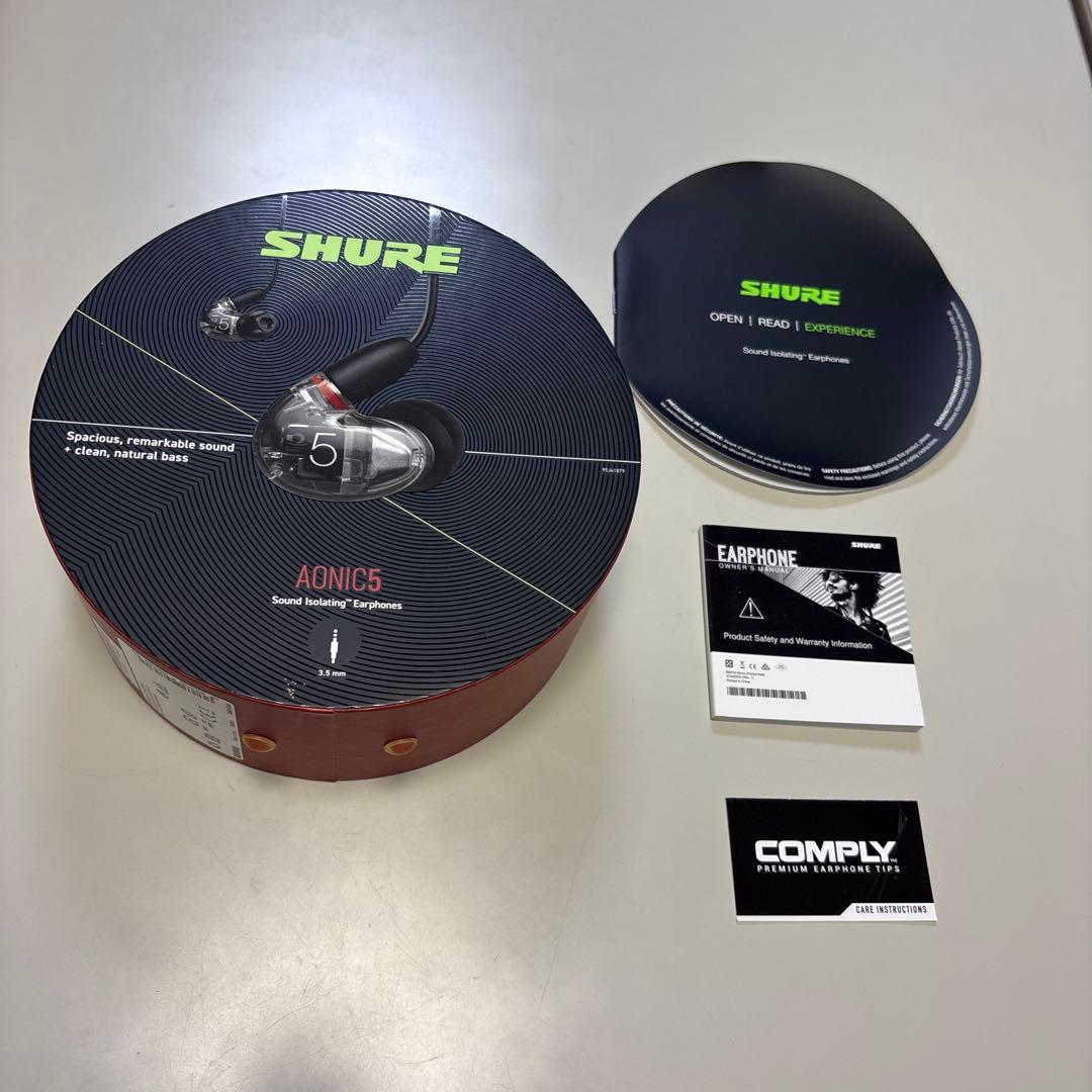 SHURE AONIC 5 (CLEAR)⭐️お値下げしました