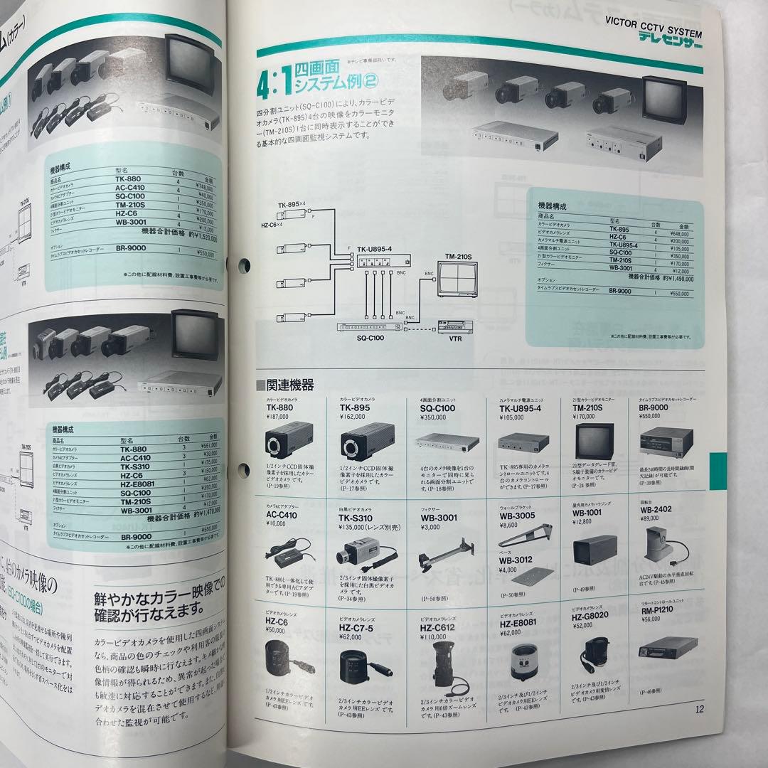ビクターCCTVシステム(総合カタログ88)1988年9月 セールスマンカタログ