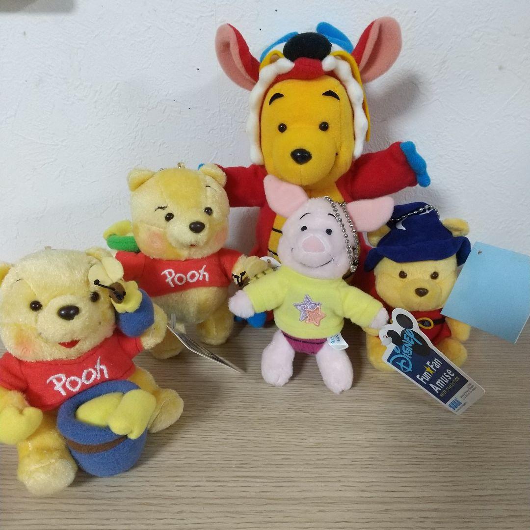 新品　プーさん　ピグレット　ぬいぐるみ　マスコット　セット くまのプーさん ピグレット ぬいぐるみセット - メルカリ