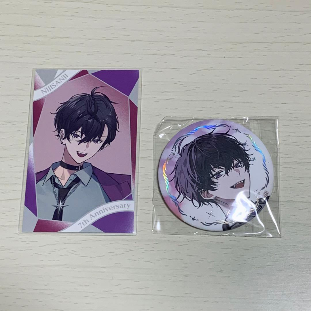 にじさんじ 佐伯イッテツ ART OF NIJISANJI 缶バッジ チェキ - メルカリ
