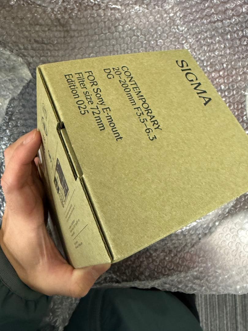 新品　SIGMA 20-200mm F3.5-6.3 DG レンズ E マウント