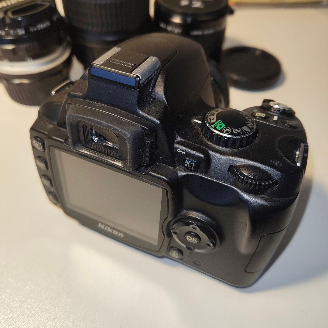 NikonＤ40 レンズ３点テレコン付オールドレンズ SIGMA TOKINA