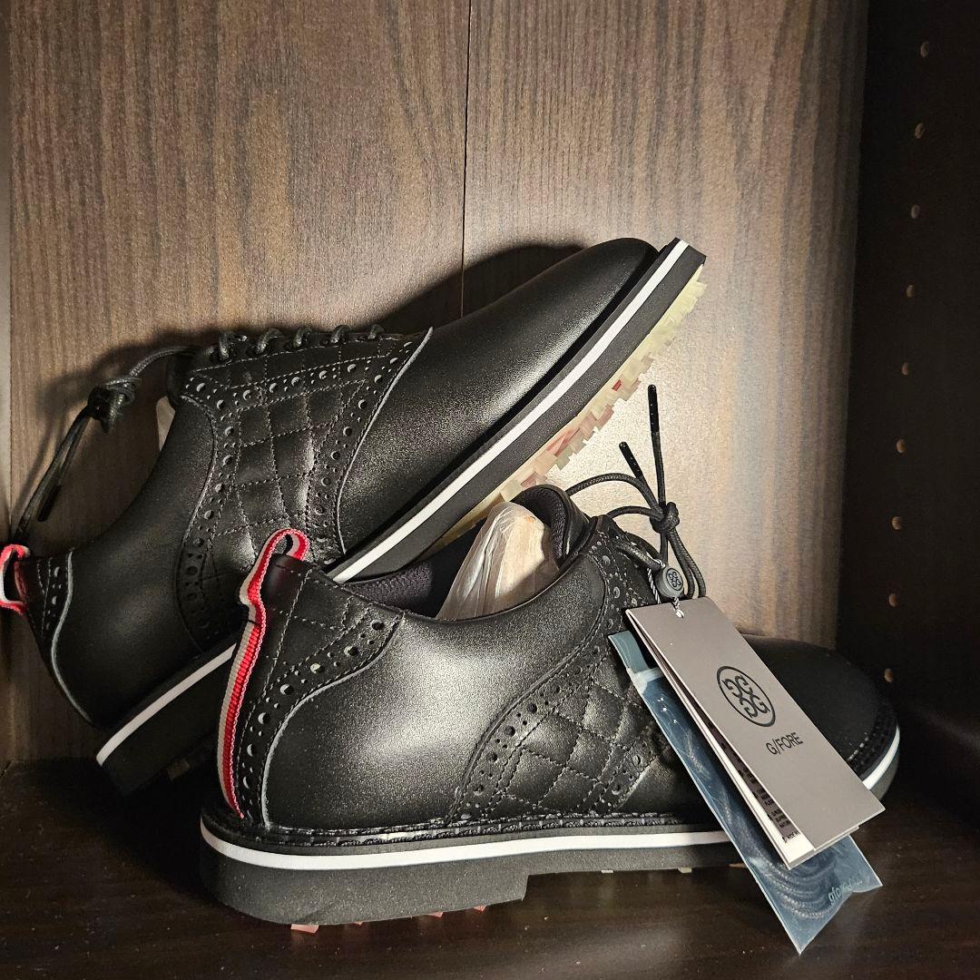 【G/FORE ジーフォア】クラッシックデザイン ゴルフシューズ黒 25.0cm