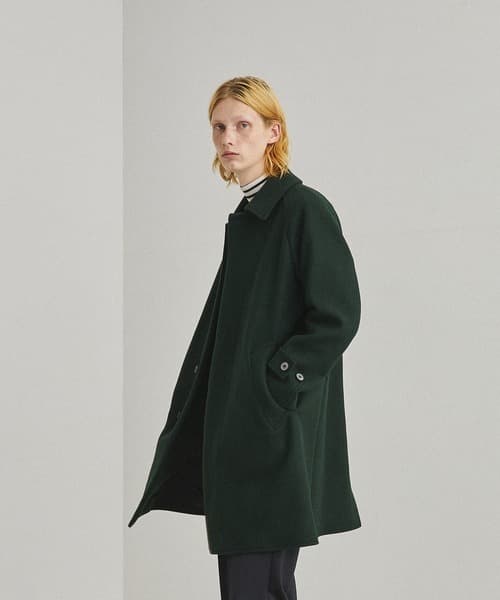 UNITED TOKYO Super120'sロングメルトンステンカラーコート - メルカリ