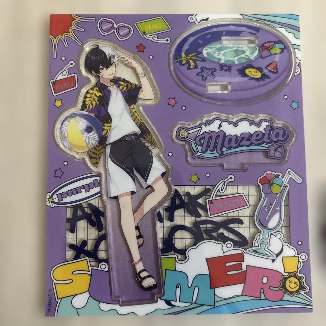 AMPTAK×COLORS まぜ太くん クリアチャーム アクリルスタンド - メルカリ