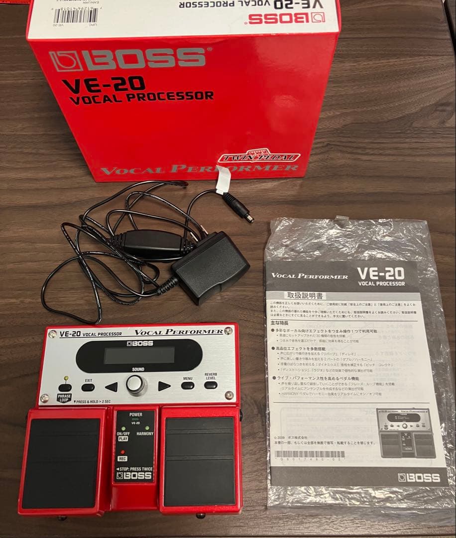 BOSS VE-20 & BOSS純正アダプターPSA-100S Amazon | 【純正ACアダプター・PSA-100S2セット】BOSS ボーカル