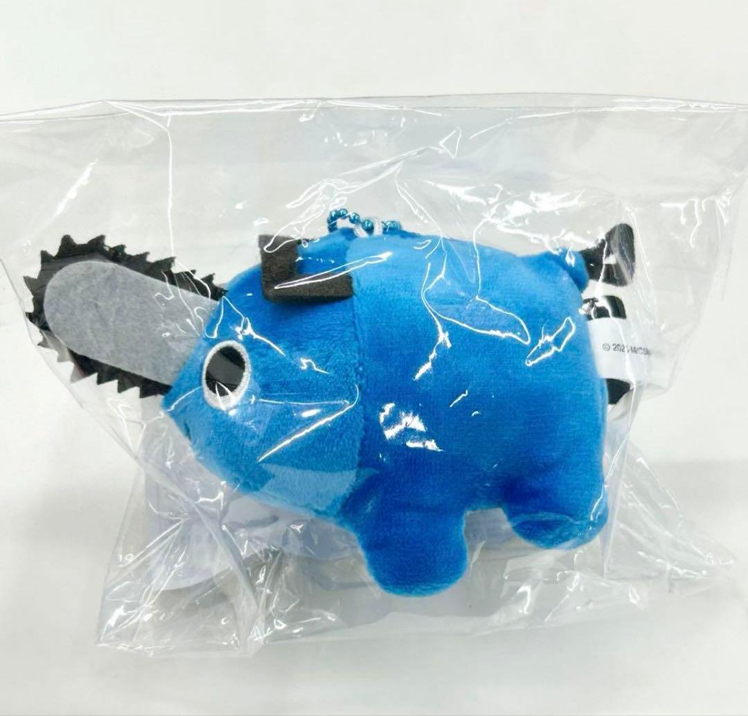 チェンソーマン レゼ編 ぬいぐるみキーホルダー ポチタ 青 ローソンver