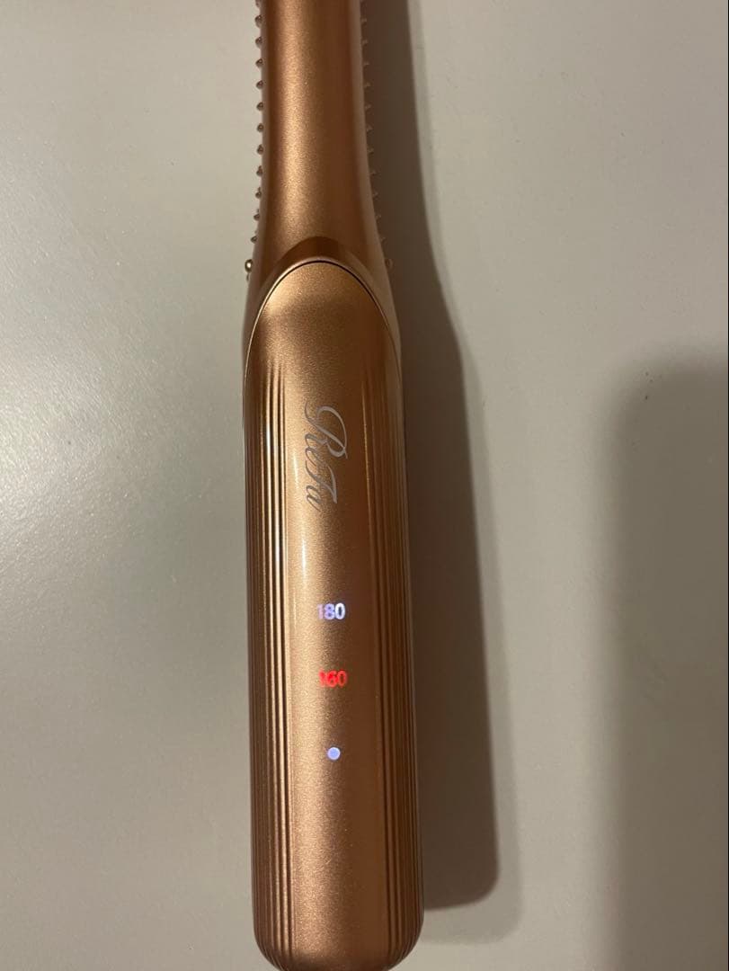 ReFa RE-A102Aフィンガーアイロン 持ち運びヘアアイロンローズゴールド