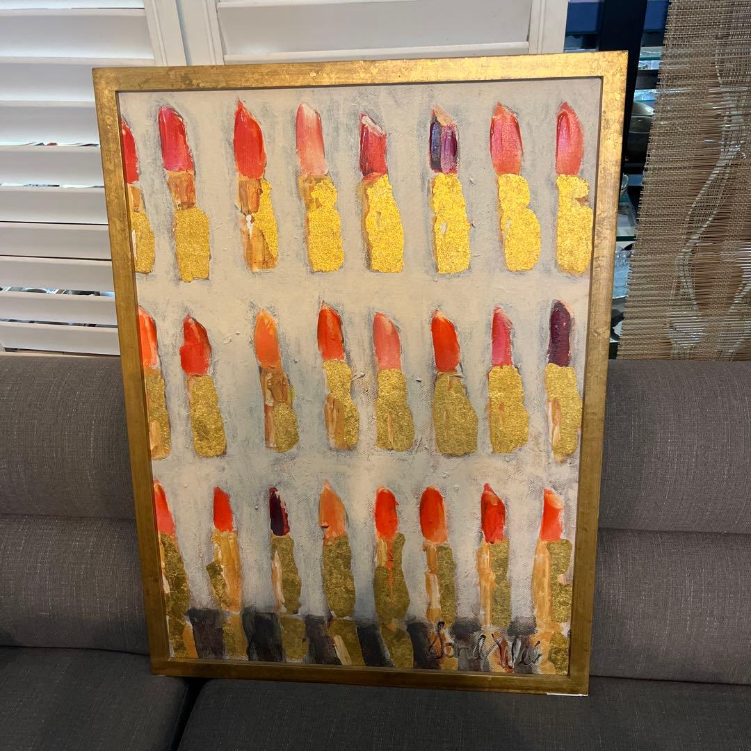 フランフラン SANDYWELCH アートボード リップスティック パネル フランフラン SANDYWELCH アートボード リップスティック パネル