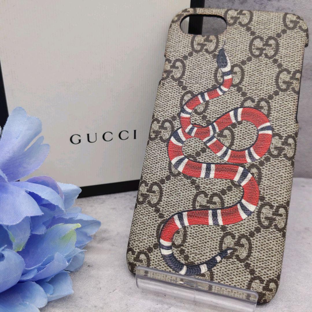 入手困難】GUCCI グッチ iPhoneケース キングスネーク 蛇 GG柄 - メルカリ