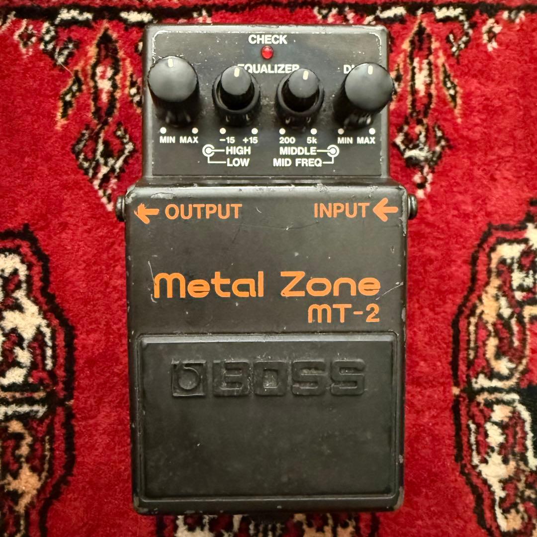 BOSS metal zone MT-2 エフェクター ボス 台湾製 96年1月