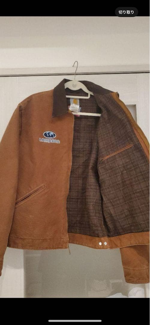 カーハート デトロイトジャケット 希少ワッペン付き - メルカリ