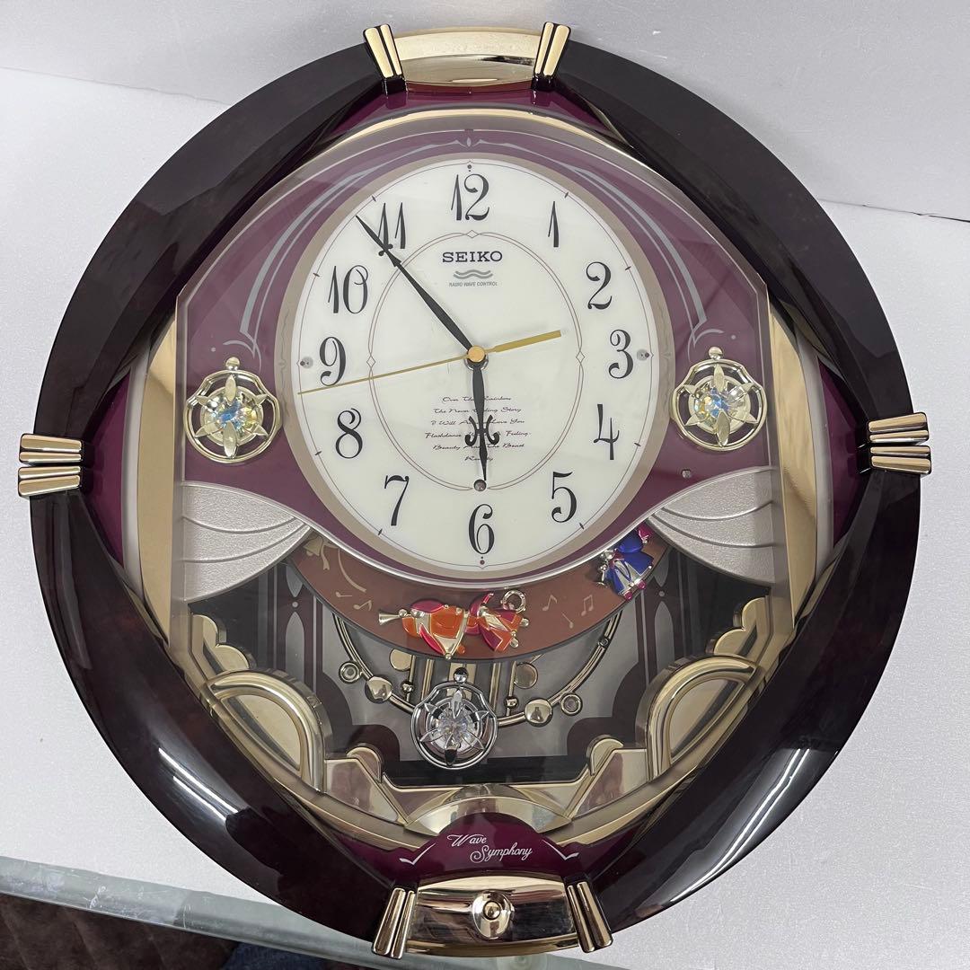 動作品 SEIKO セイコー ウェーブシンフォニー からくり時計 RE553B