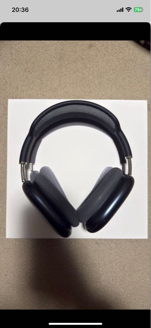 kj販売 AirPods Max ミッドナイト USB-C対応 箱あり