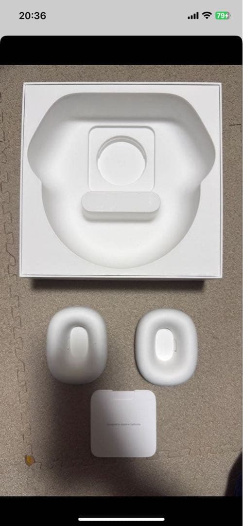 kj販売 AirPods Max ミッドナイト USB-C対応 箱あり
