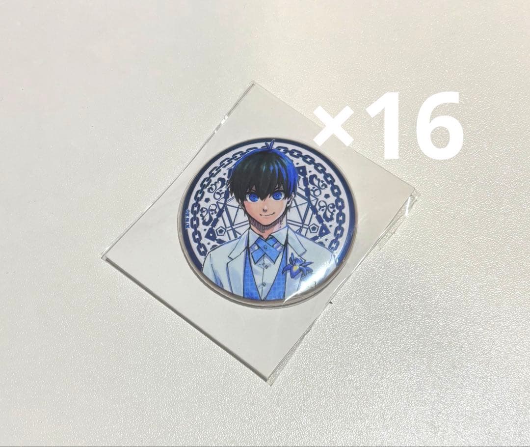 ブルーロック 原画展 潔世一 アルティメタル缶バッジ 16個 - メルカリ