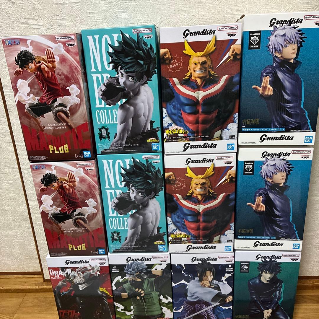 プライズフィギュア まとめ売り Grandista ワンピース 呪術廻戦 12点