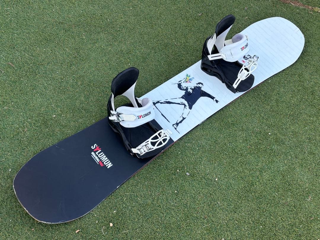 コラボ/サロモン/スノーボード/板/バンクシー/153cm/ビンディング