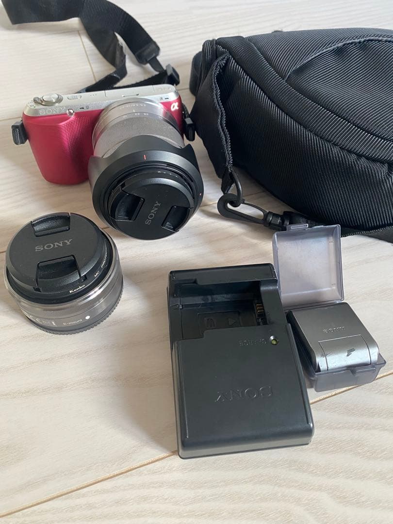 【付属品有りお得！！】SONY NEX-C3 ダブルレンズキット動作確認済み