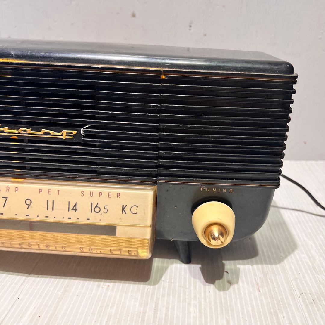 真空管ラジオ　シャープラジオ　 5M-108型　年代物　可動品　昭和レトロ