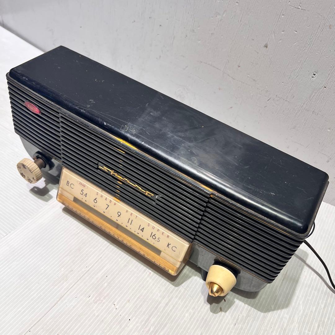 真空管ラジオ　シャープラジオ　 5M-108型　年代物　可動品　昭和レトロ