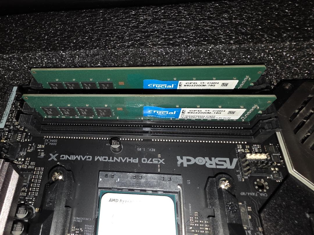 ASRock X570 PhantomGamingX+5900X+メモリ32GB