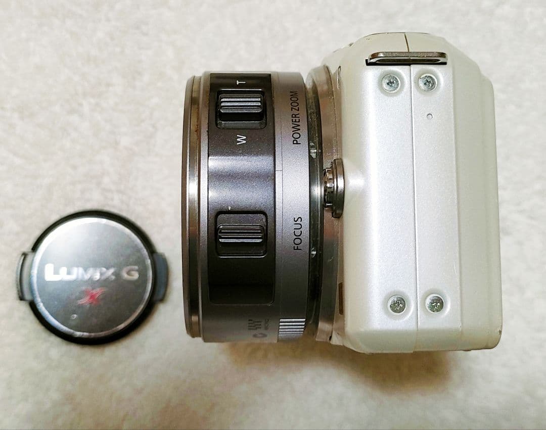 パナソニック 一眼レフ LUMIX DMC-GF5X-W バッテリー2個