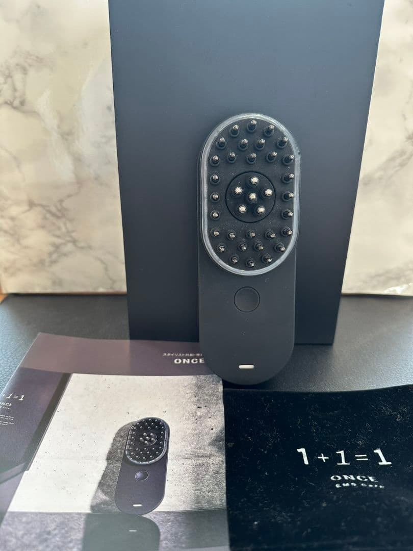 【家庭用美容器 ONCE EMS Care】 新たな電気バリブラシ、ONCE EMS Careという選択 – 美容室 雨とランプ