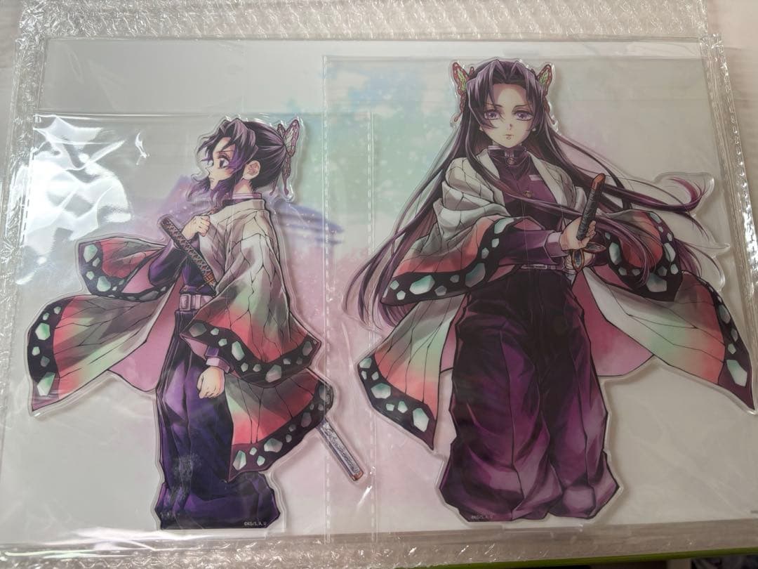 A賞 ビッグアクリルスタンドキット 鬼滅の刃 C106 繋ぐ しのぶとカナエ