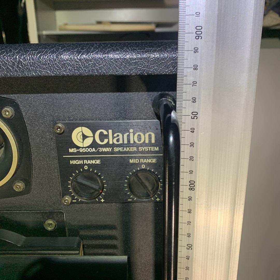 Clarion 業務用スピーカー MS-9500A/3WAY ペア 引き取り推奨 - メルカリ