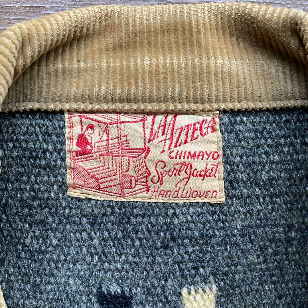 30's La Azteca chimayo チマヨ ジャケット ビンテージ - メルカリ