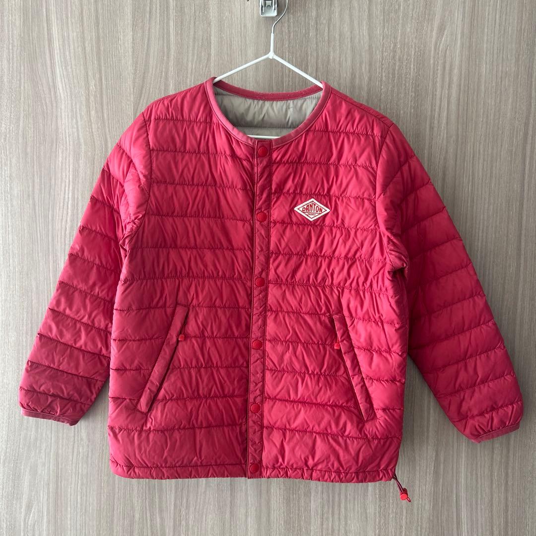 DANTONダントン インナーダウンジャケット ピンク L（135） - メルカリ