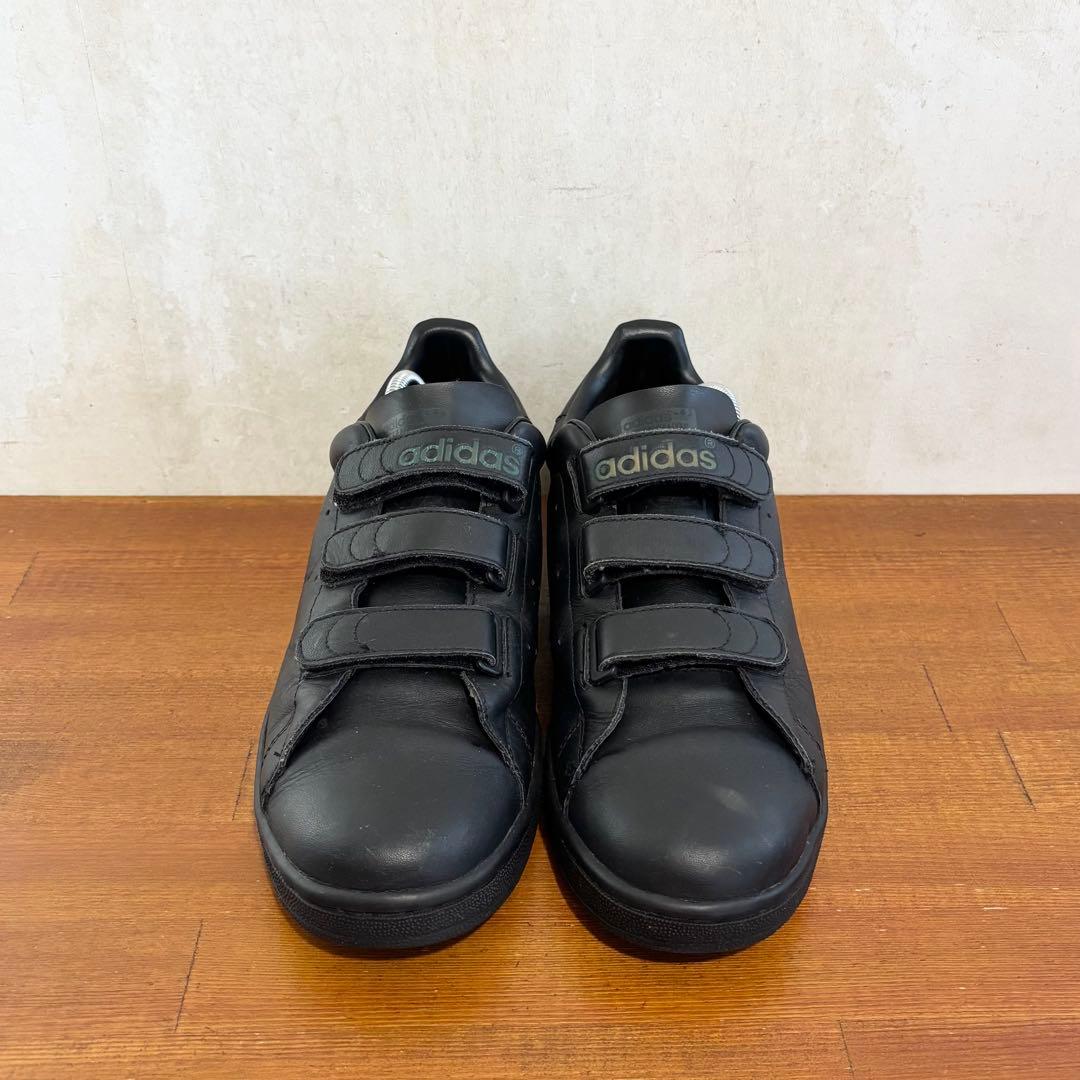 99年製 美品 アディダス スタンスミス 27.0センチ ベルクロ 黒 748