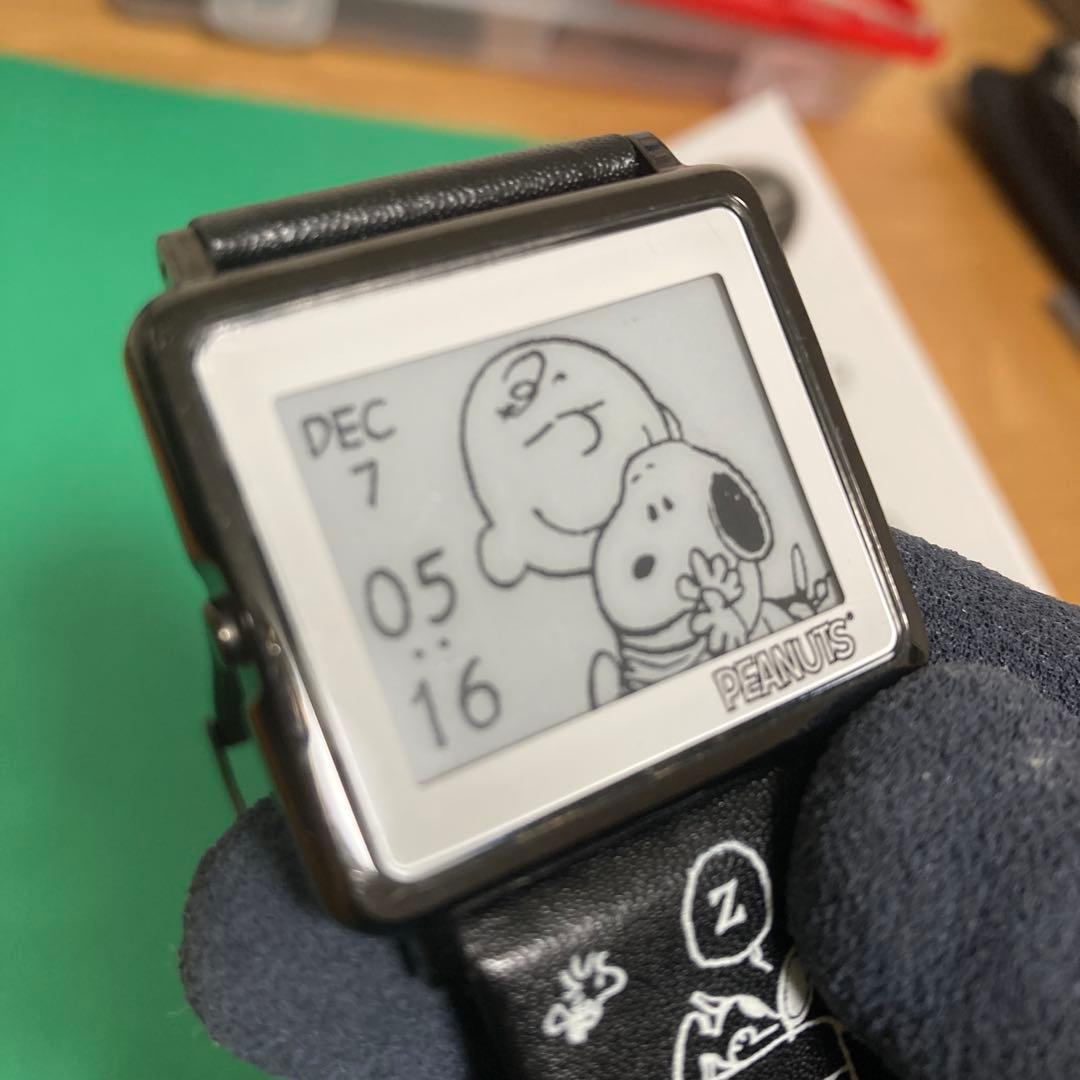 希少 稼働品】PEANUTS スマートキャンバス ブラックエディション65周年