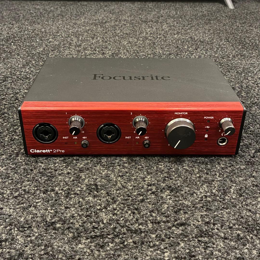 美品 Focusrite Clarett+ 2Pre オーディオインターフェース Clarett+ 2Pre | Focusrite