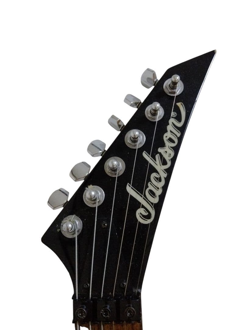 ジャンク品 Jacson レッド Vシェイプ エレキギター - メルカリ