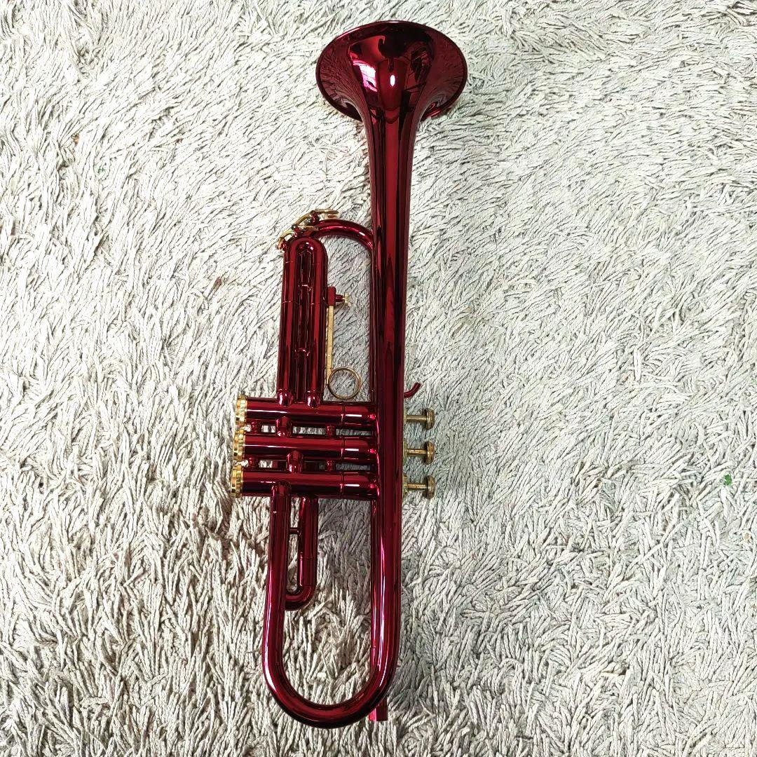 ジャンク】J.Michael トランペット ワインレッド マイケル ケース付き