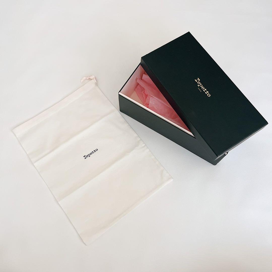 repetto 箱&保存袋付き レザー バレエシューズ フラットパンプス