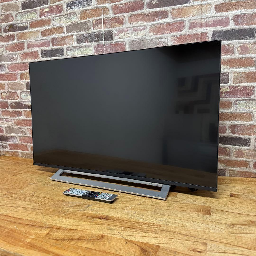 東芝 43V型 4Kチューナー搭載 液晶テレビ レグザ 43M520X W録画○