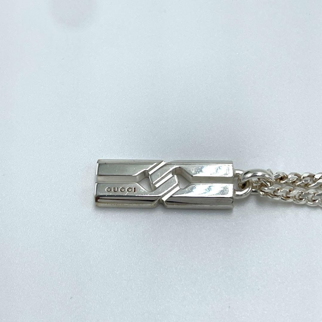 【美品】GUCCI グッチ インフィニティノットネックレス 925 22.7g