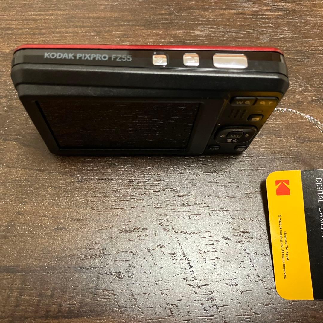 Kodak PIXPRO デジタルカメラ FZ55 RD (SDカード付き)